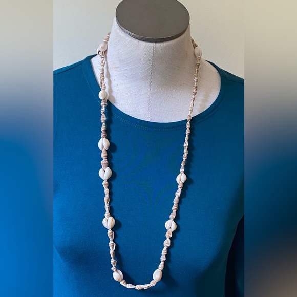 Vintage Cowrie and Seashell Necklace - Picture 1 of 3